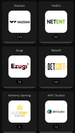 bCasino providers